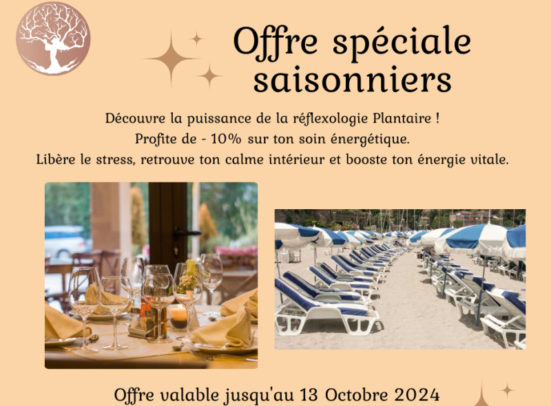 Remise en forme avec la réflexologie plantaire après une saison d'été à Hyères